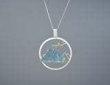 Blue Mountain Pendant Pendant - FaunaFloral