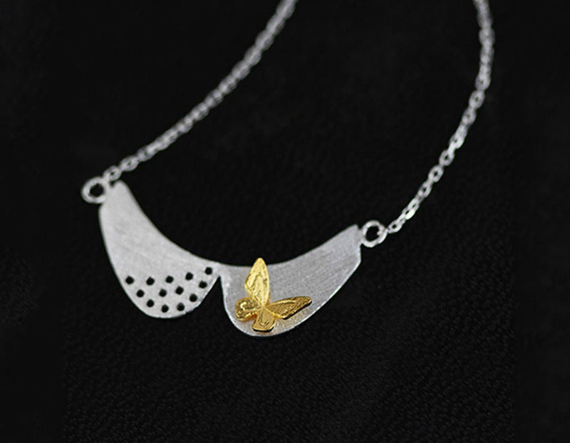 Butterfly Collar Necklace Necklace - FaunaFloral