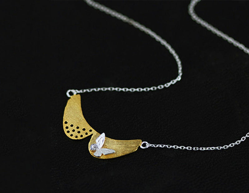 Butterfly Collar Necklace Necklace - FaunaFloral