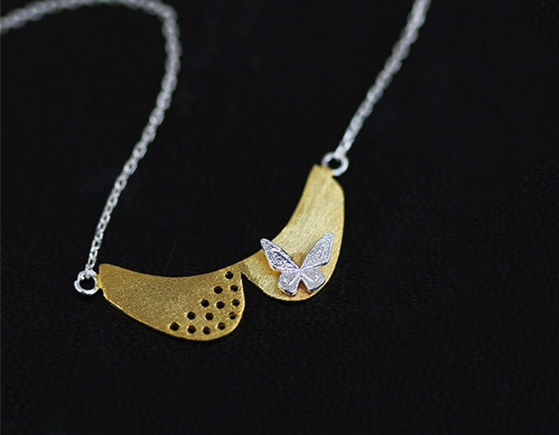 Butterfly Collar Necklace Necklace - FaunaFloral