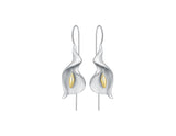 Calla Lily Flower Dangle Earrings Earring - FaunaFloral