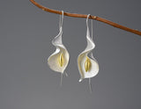 Calla Lily Flower Dangle Earrings Earring - FaunaFloral