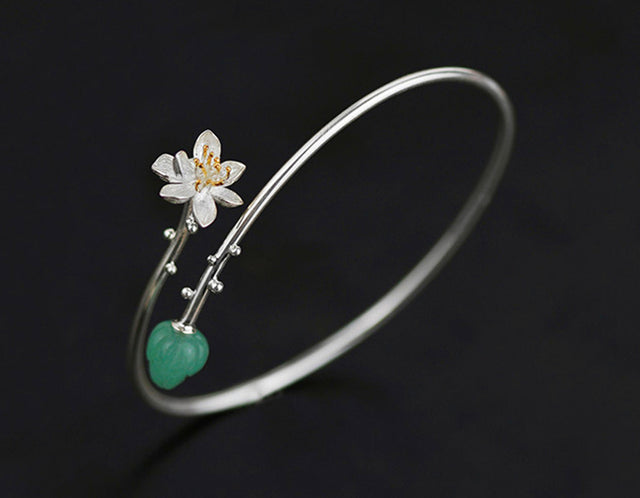 Lotus Whispers Bangle