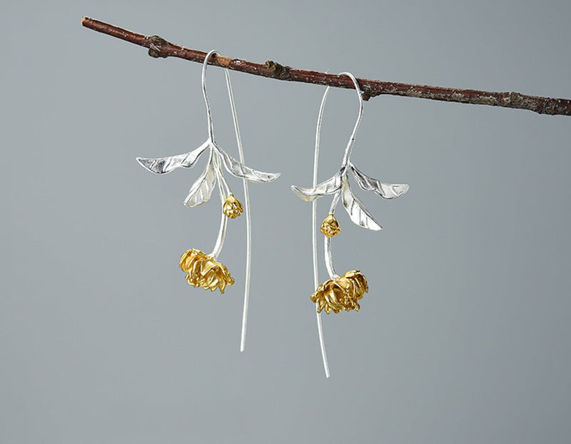 Cherry Blossoms Flower Earrings Earring - FaunaFloral