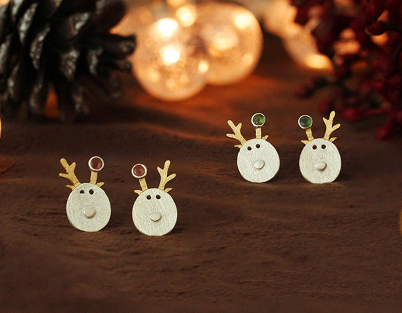 Christmas Reindeer Earring Earring - FaunaFloral