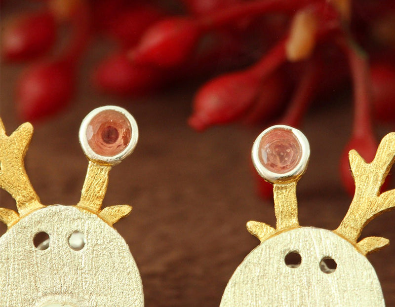 Christmas Reindeer Earring Earring - FaunaFloral