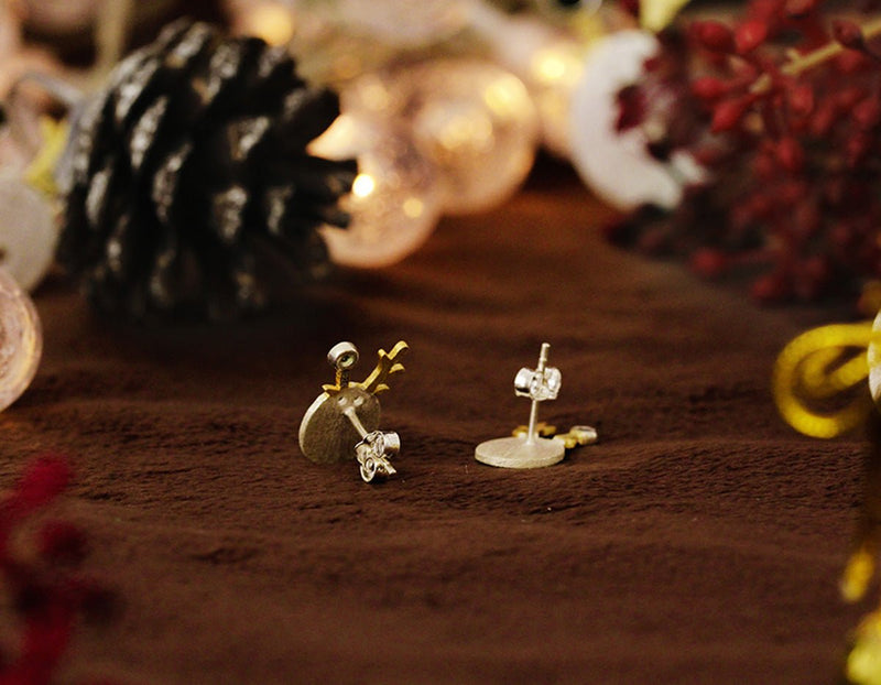 Christmas Reindeer Earring Earring - FaunaFloral