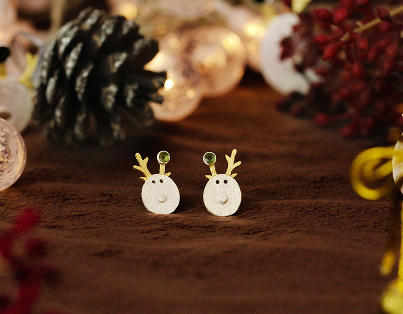 Christmas Reindeer Earring Earring - FaunaFloral