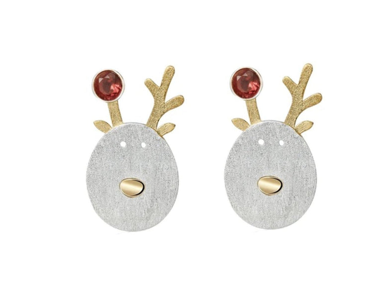 Christmas Reindeer Earring Earring - FaunaFloral