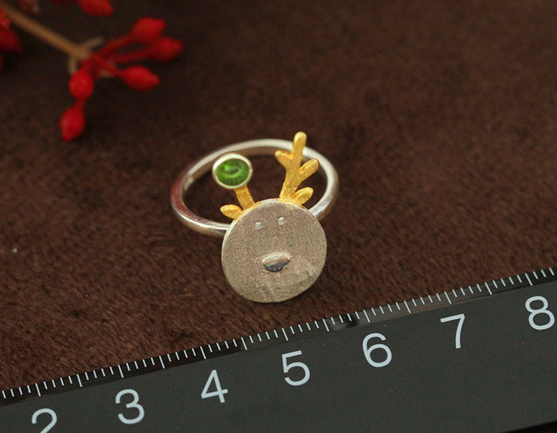 Christmas Reindeer Ring Ring - FaunaFloral