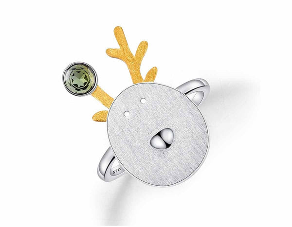 Christmas Reindeer Ring Ring - FaunaFloral