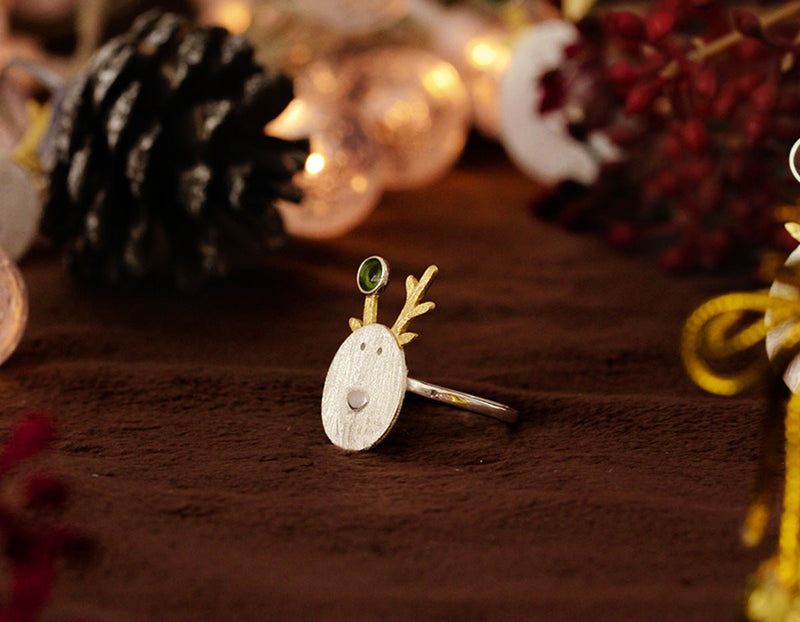 Christmas Reindeer Ring Ring - FaunaFloral