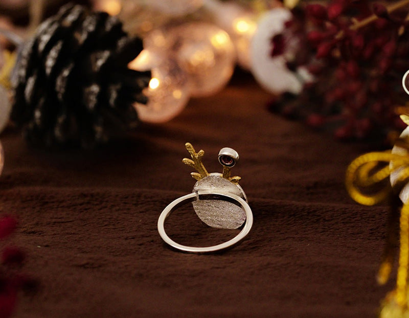 Christmas Reindeer Ring Ring - FaunaFloral