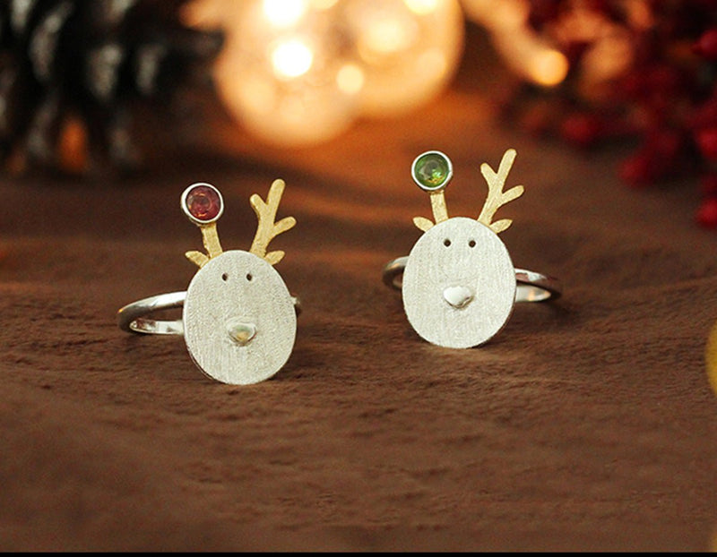 Christmas Reindeer Ring Ring - FaunaFloral