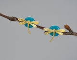 Circle Dragonfly Earring Earring - FaunaFloral