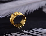 Classic Feather Ring Ring - FaunaFloral