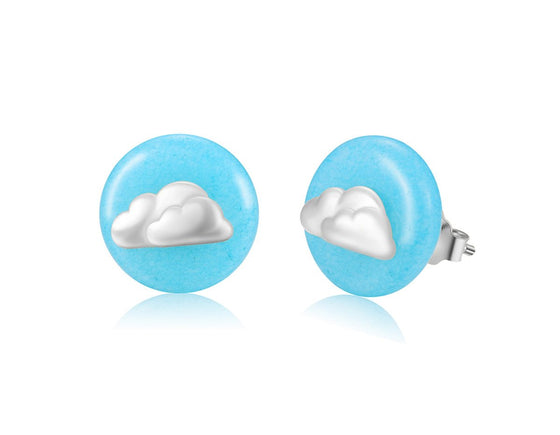 Cloud Stud Earring Earring - FaunaFloral