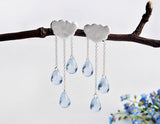 Cloud Tassel Raindrops Earring Earring - FaunaFloral