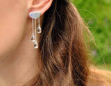 Cloud Tassel Raindrops Earring Earring - FaunaFloral