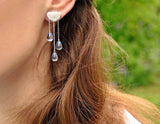 Cloud Tassel Raindrops Earring Earring - FaunaFloral