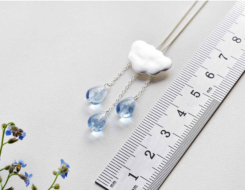 Cloud Tassel Raindrops Pendant Pendant - FaunaFloral