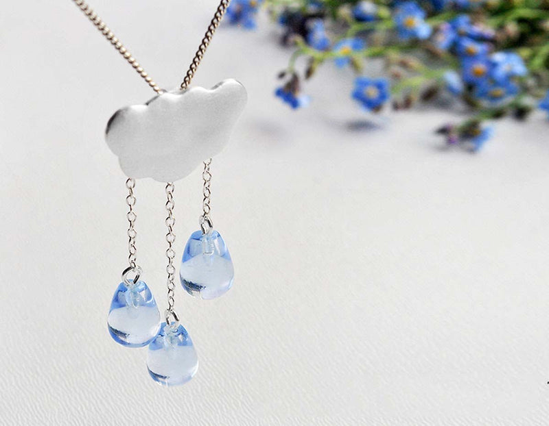 Cloud Tassel Raindrops Pendant Pendant - FaunaFloral