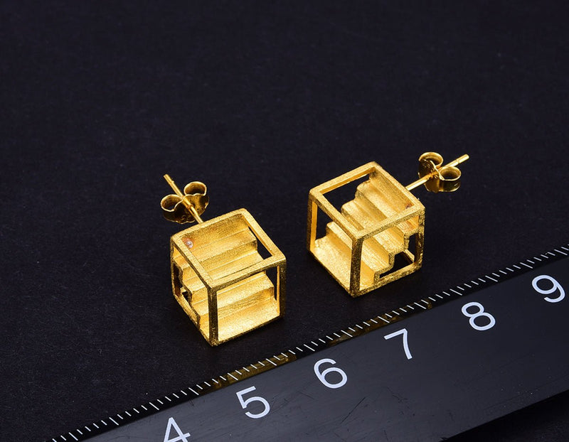 Creative Stairs Earrings Earring - FaunaFloral