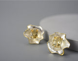 Curled Leaf Stud Earring Earring - FaunaFloral