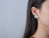 Curled Leaf Stud Earring Earring - FaunaFloral