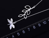 Dragonfly Leaves Necklace Necklace - FaunaFloral