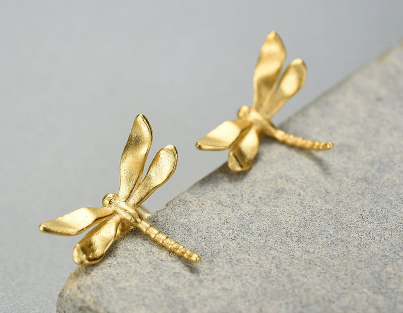 Dragonfly Stud Earring Earring - FaunaFloral