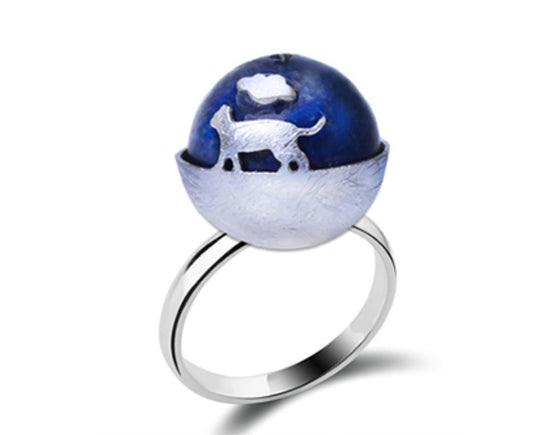 Dreaming Cat Ring Ring - FaunaFloral