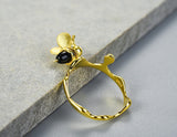 Dripping Honey & Bee Ring II Ring - FaunaFloral