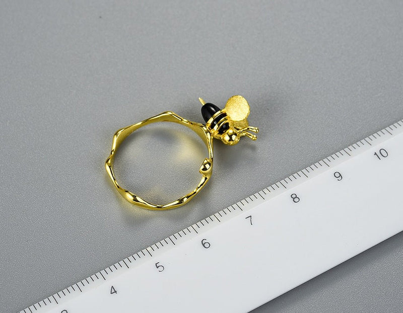 Dripping Honey & Bee Ring II Ring - FaunaFloral