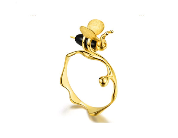 Dripping Honey & Bee Ring II Ring - FaunaFloral