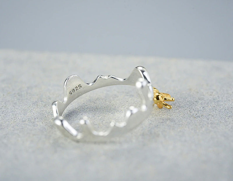 Dripping Honey & Bee Ring Ring - FaunaFloral