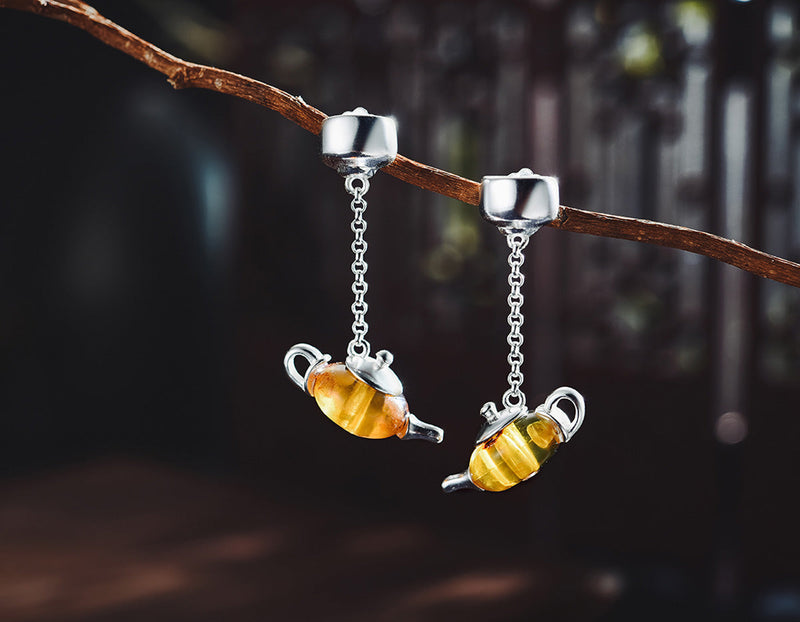 Teapot Earring