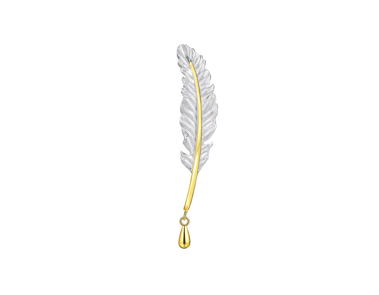 Vintage Feather Brooch