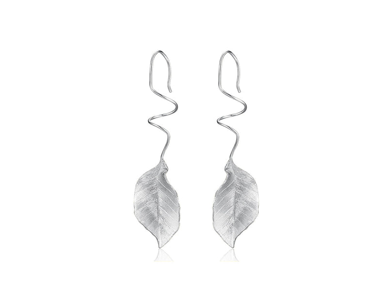 Elegant Autumn Leaf Earring Earring - FaunaFloral