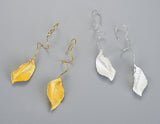 Elegant Autumn Leaf Earring Earring - FaunaFloral