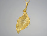 Elegant Autumn Leaf Necklace Necklace - FaunaFloral