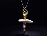 Elegant Ballerina Pendant Pendant - FaunaFloral