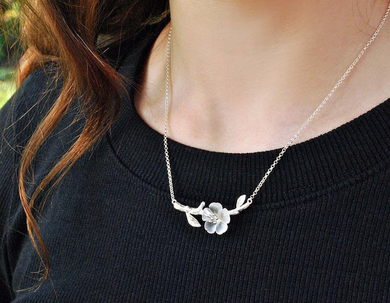 Flower in the Rain II Necklace Necklace - FaunaFloral