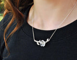 Flower in the Rain II Necklace Necklace - FaunaFloral