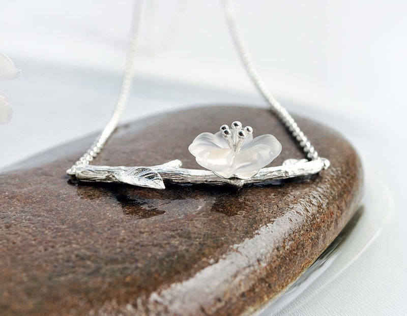 Flower in the Rain II Necklace Necklace - FaunaFloral