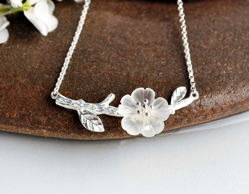 Flower in the Rain II Necklace Necklace - FaunaFloral