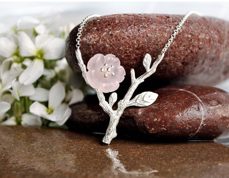 Flower in the Rain Necklace Necklace - FaunaFloral