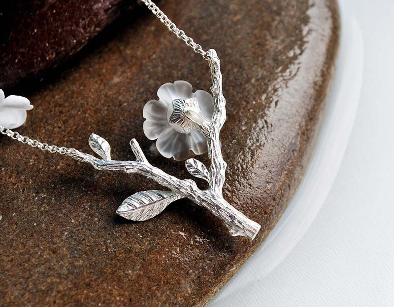 Flower in the Rain Necklace Necklace - FaunaFloral