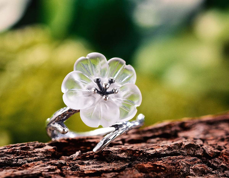 Flower In the Rain Ring Ring - FaunaFloral