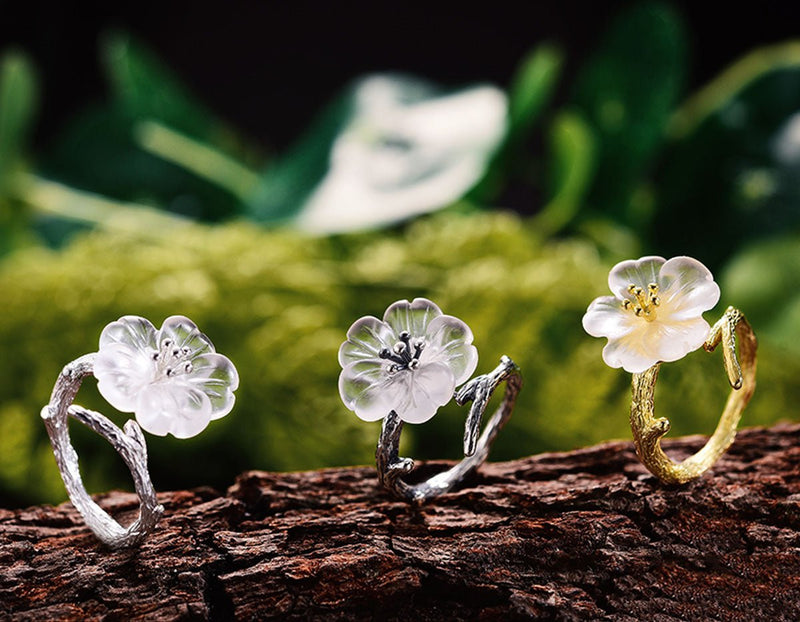 Flower In the Rain Ring Ring - FaunaFloral